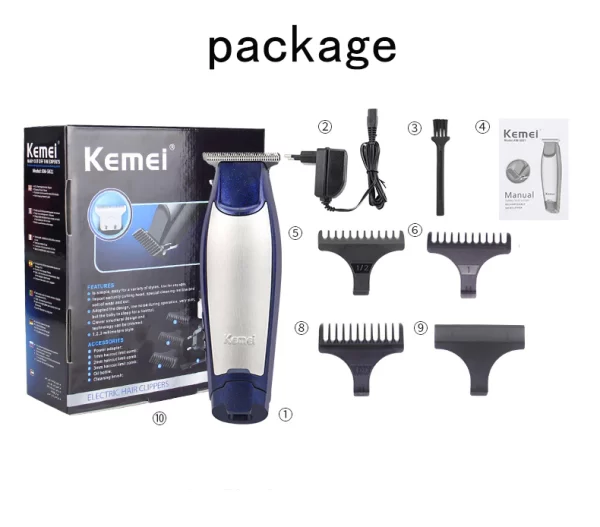 "Hair Trimmer Kemei Electric - Professional-grade grooming tool for precise haircuts and versatile styling."